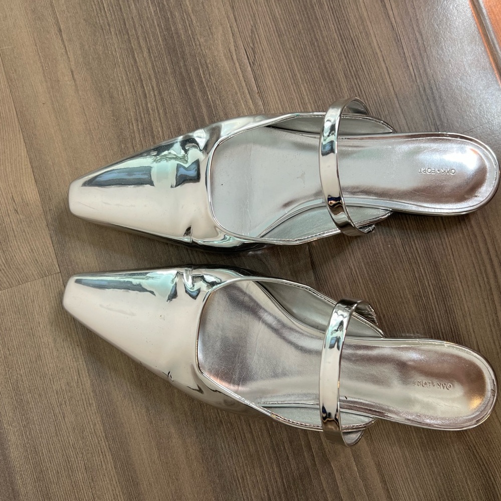 OAK + FORT silver mules